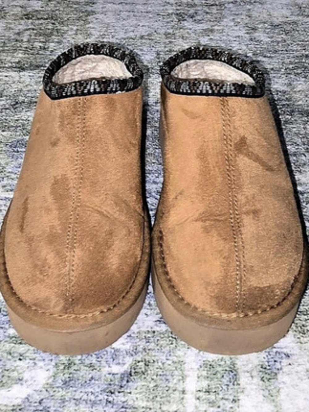 Pawz Slipper Brown & Black Slip-On